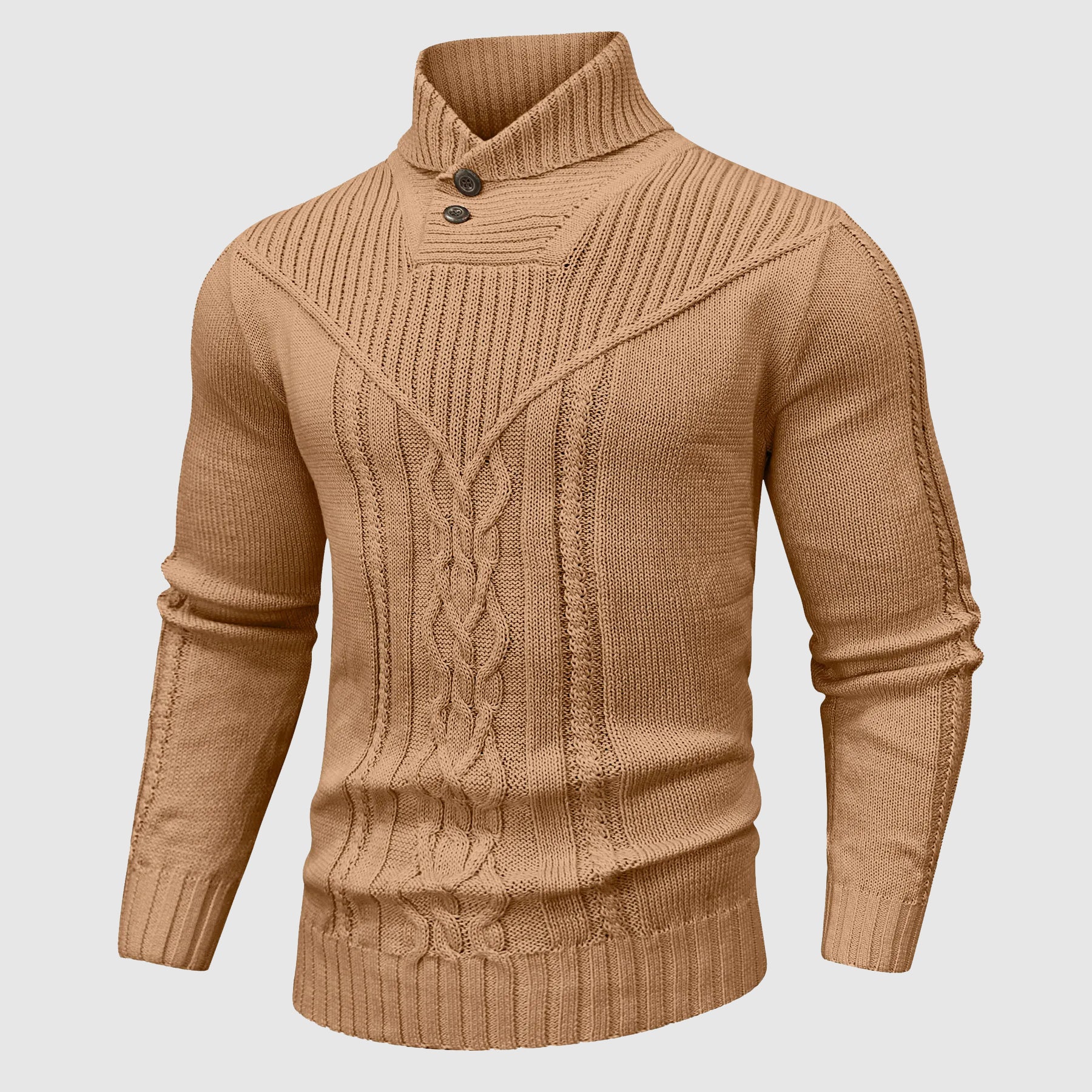 Alessandro | Veneti Tailored Pullover met opstaande kraag