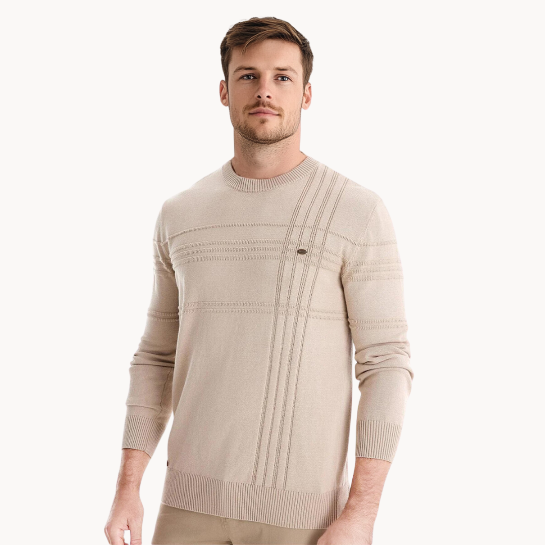 Hurley | Stijlvolle herenpullover met ruitdesign
