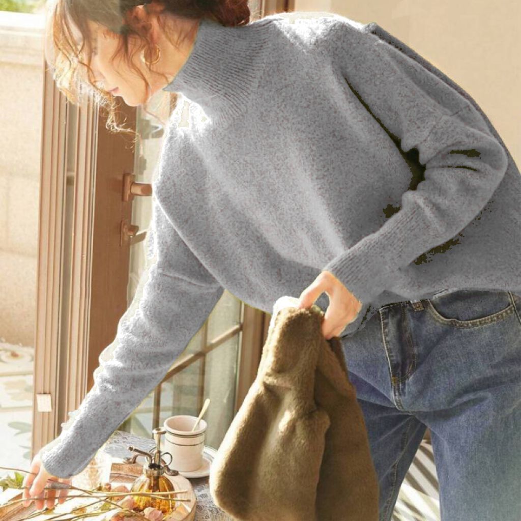 Fisal | Casual coltrui met lange mouwen