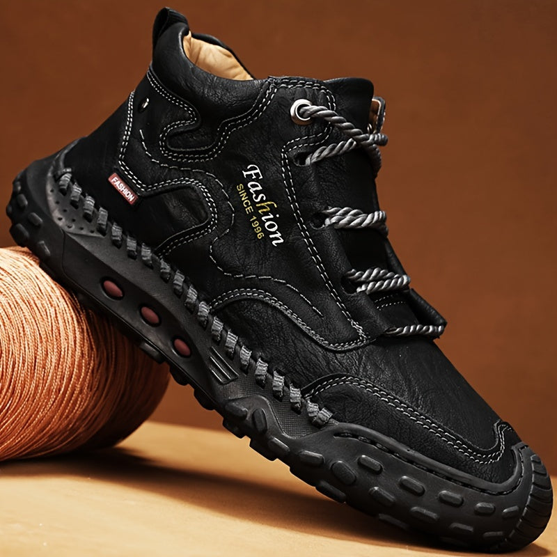 Kolman | Casual veter enkellaarsjes met antislipzool