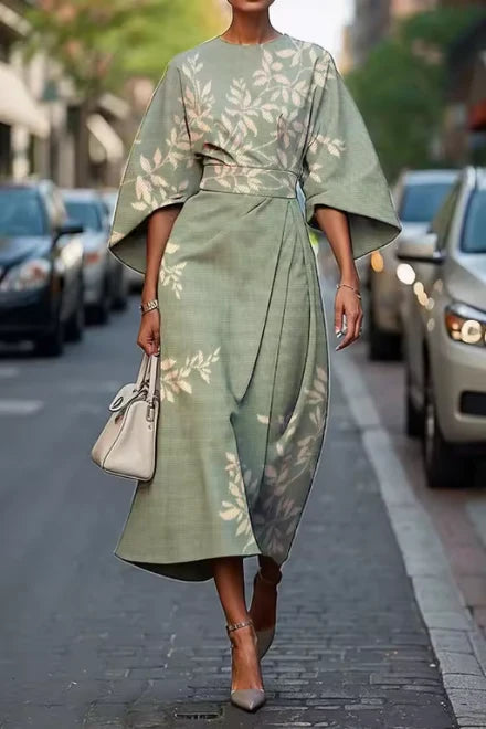 Nova | Elegante bloemenjurk