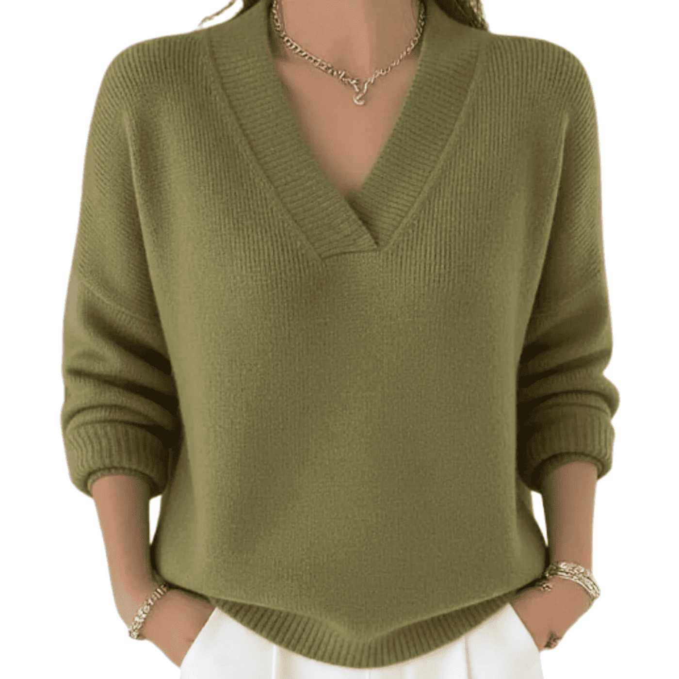 Linda | De Luxe V-Neck Sweater