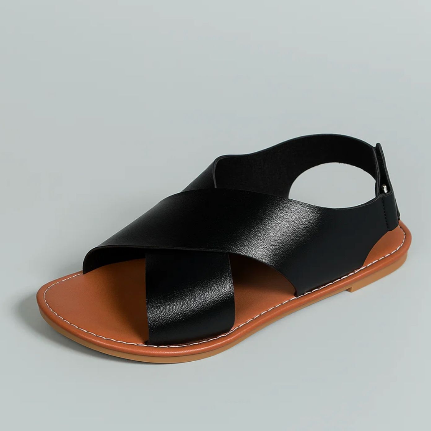 Cross Strap Sandalen