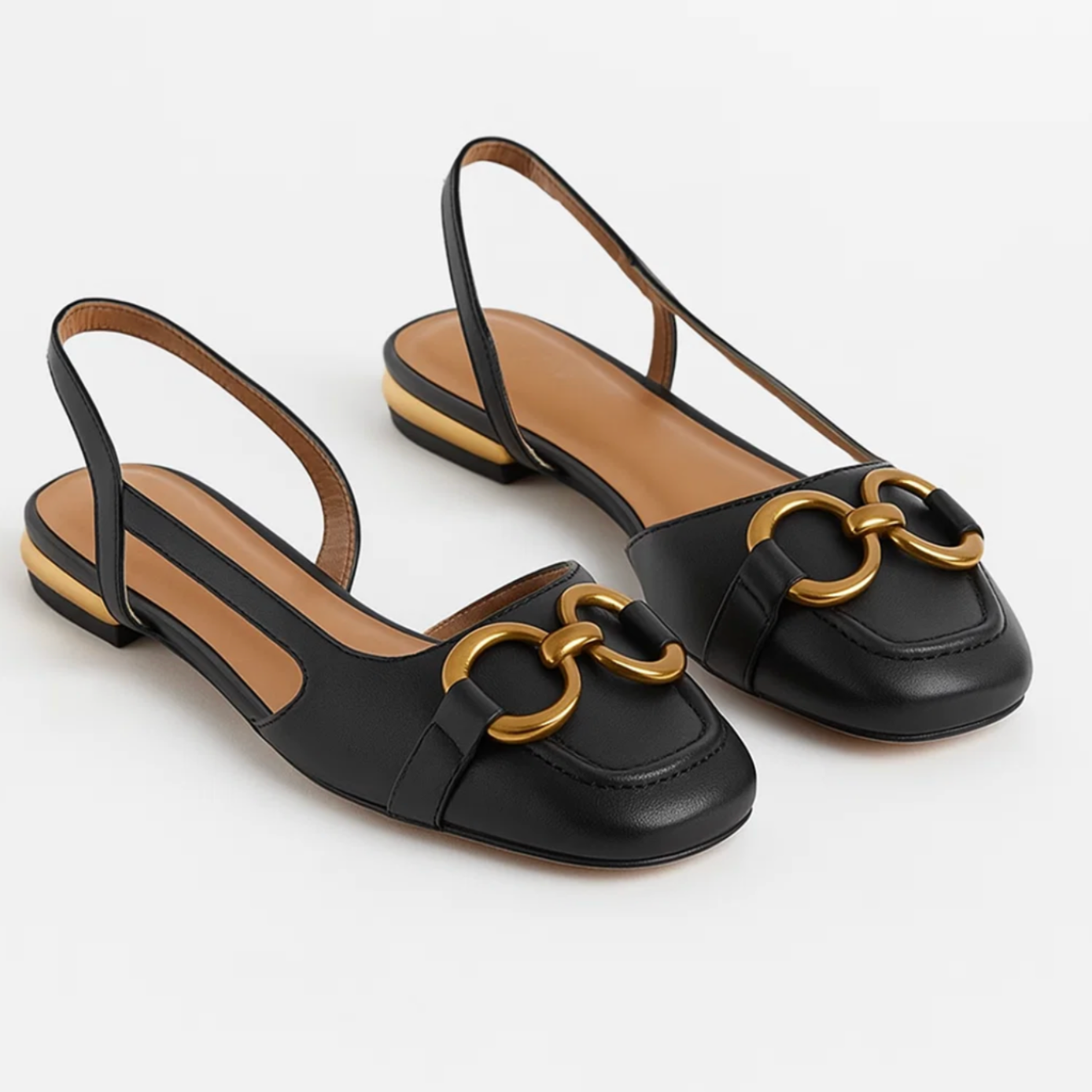 Novara | Slingback Platte schoenen