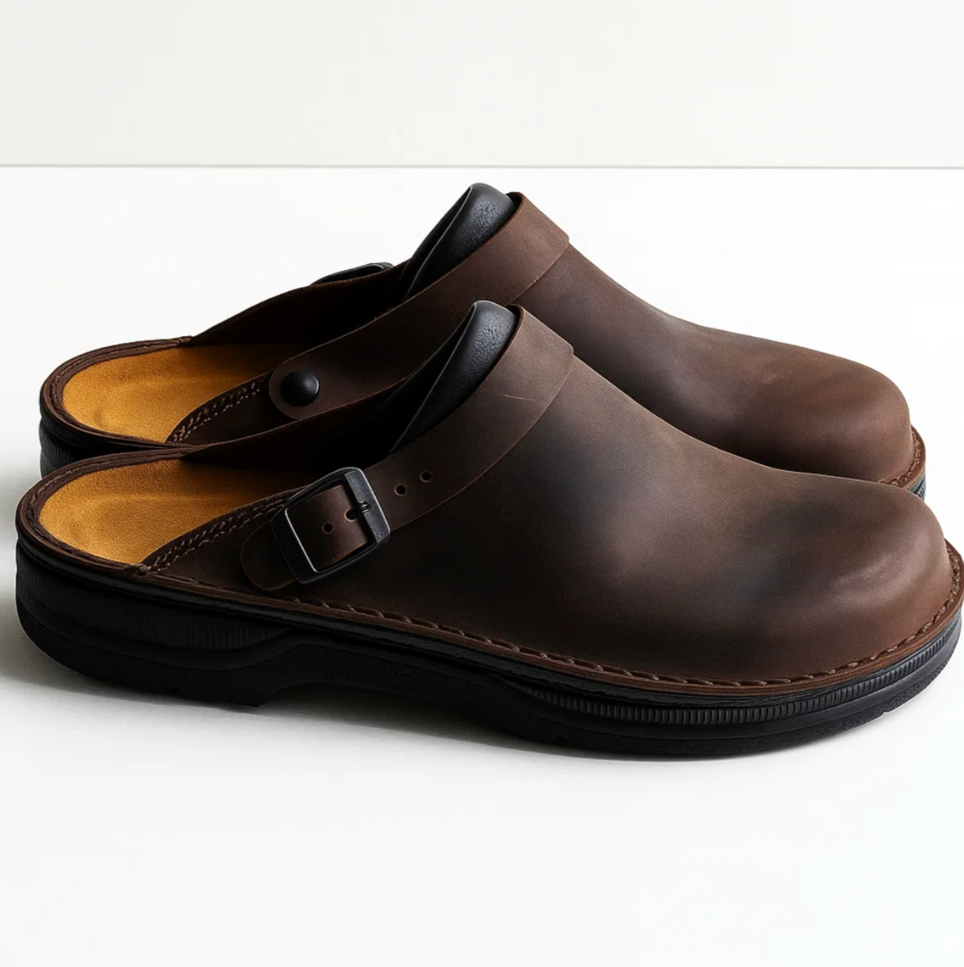 Lederen Comfort Clog