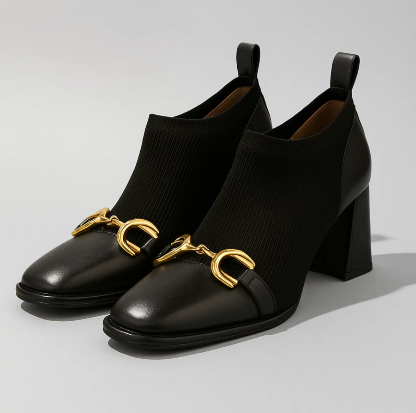 Novara | Knit Block Heels