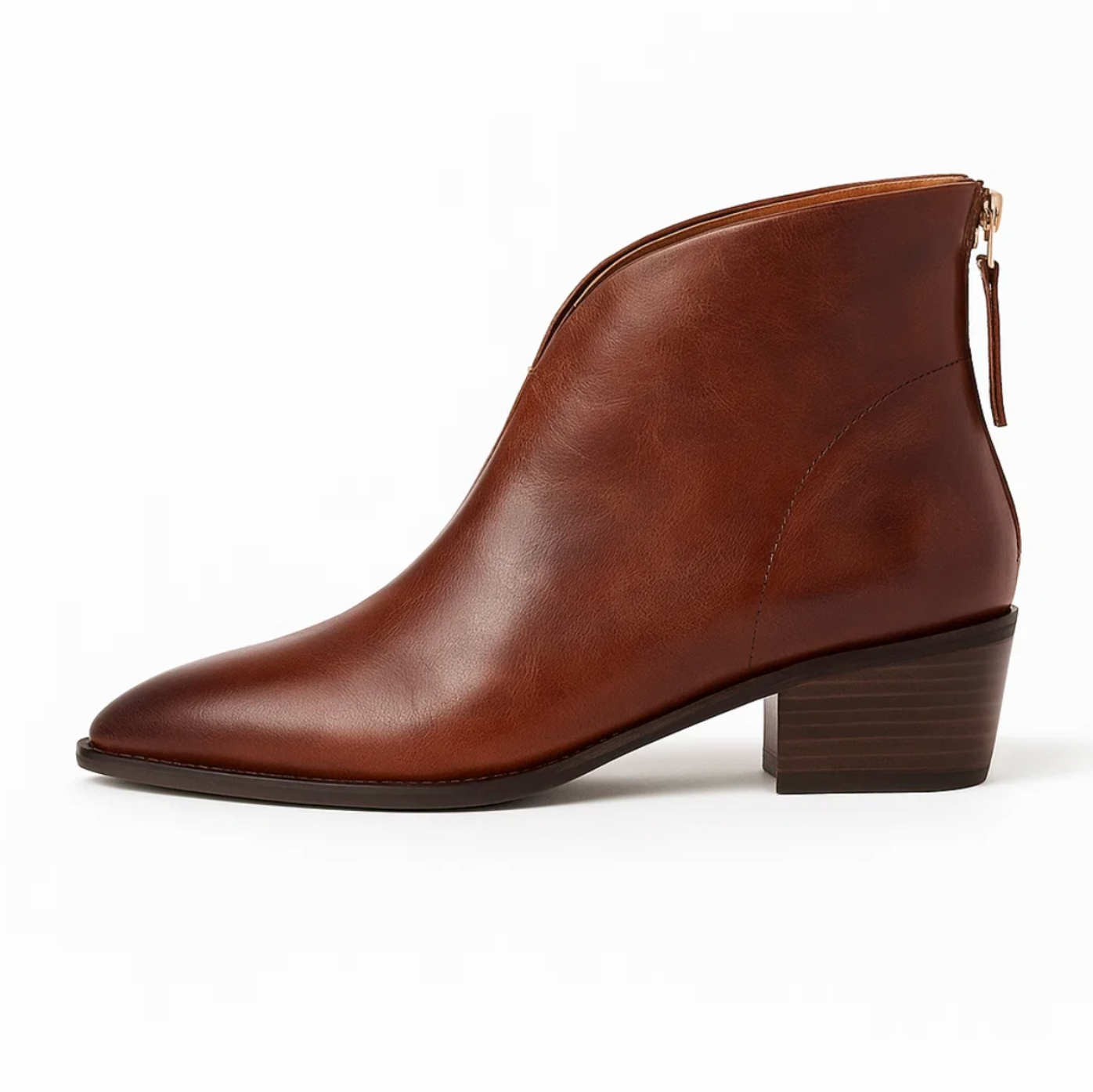 Ledere enkel laarsjes