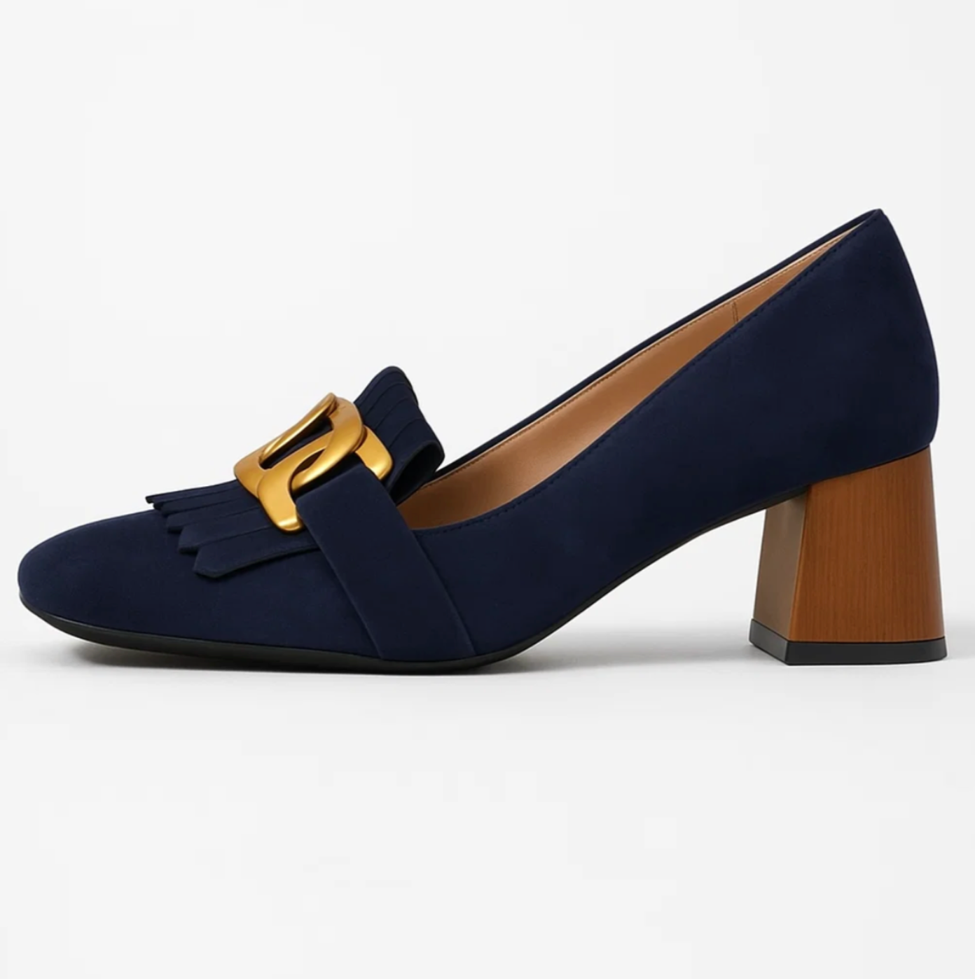 Novara | Suede Chain Loafers