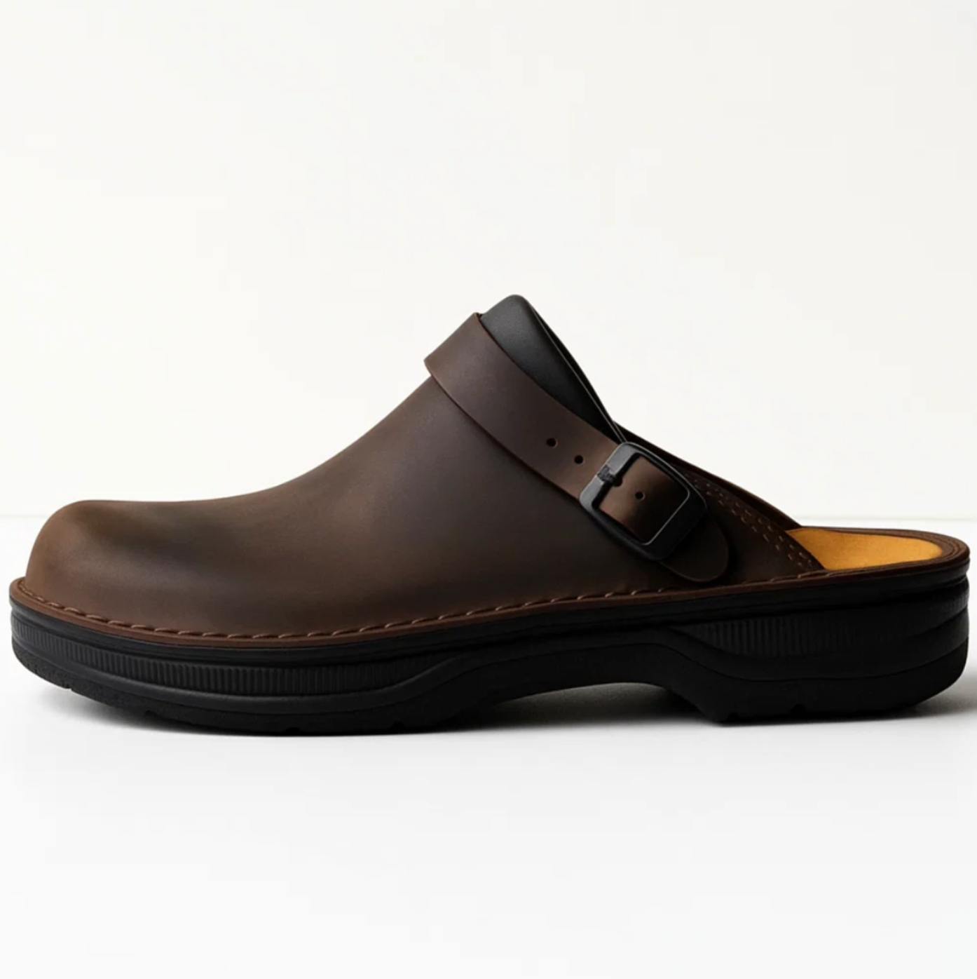 Lederen Comfort Clog
