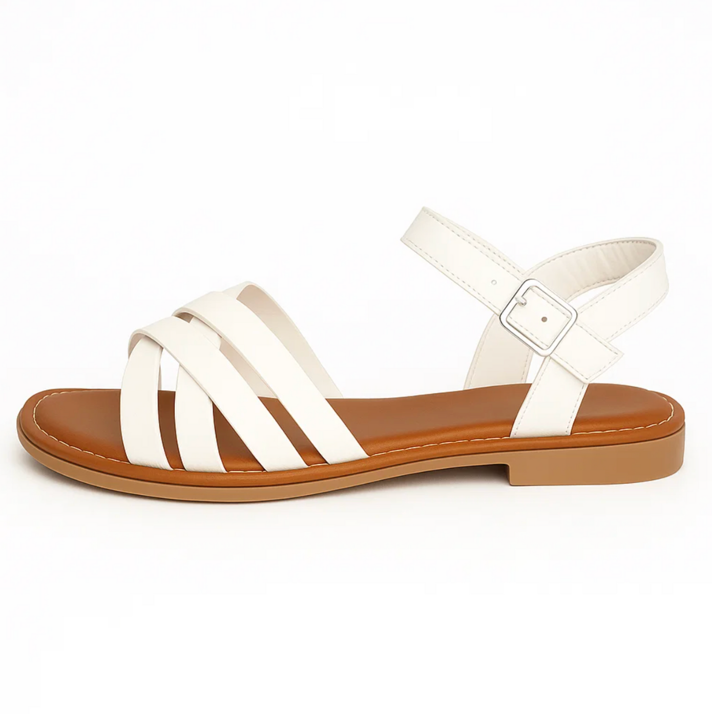 Gevlochten Leren Dames Sandalen