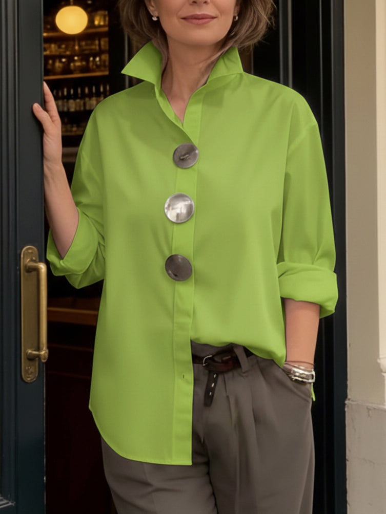 Livo | Elegante blouse van katoen en linnen