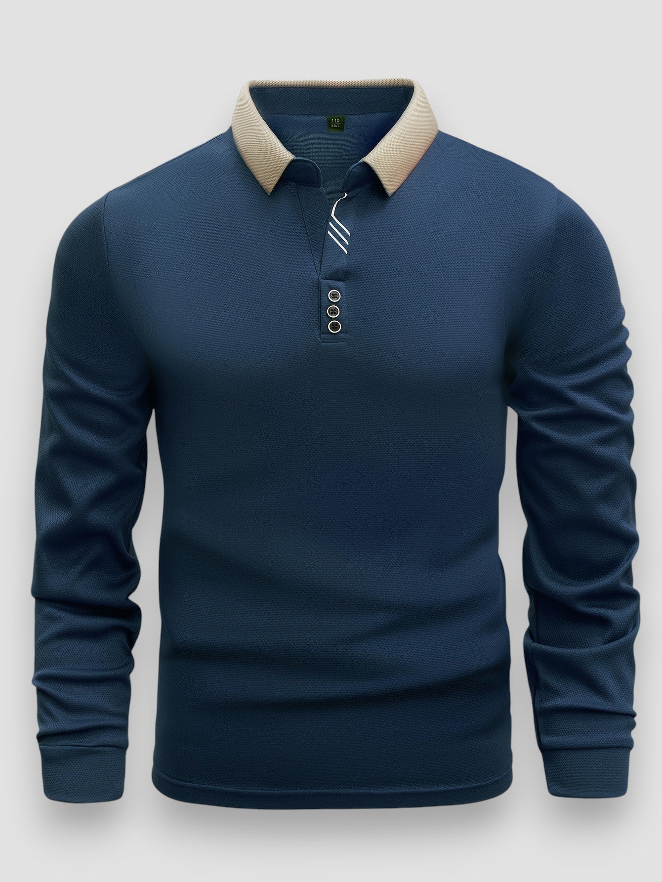 Timo | Poloshirt met lange mouwen voor heren