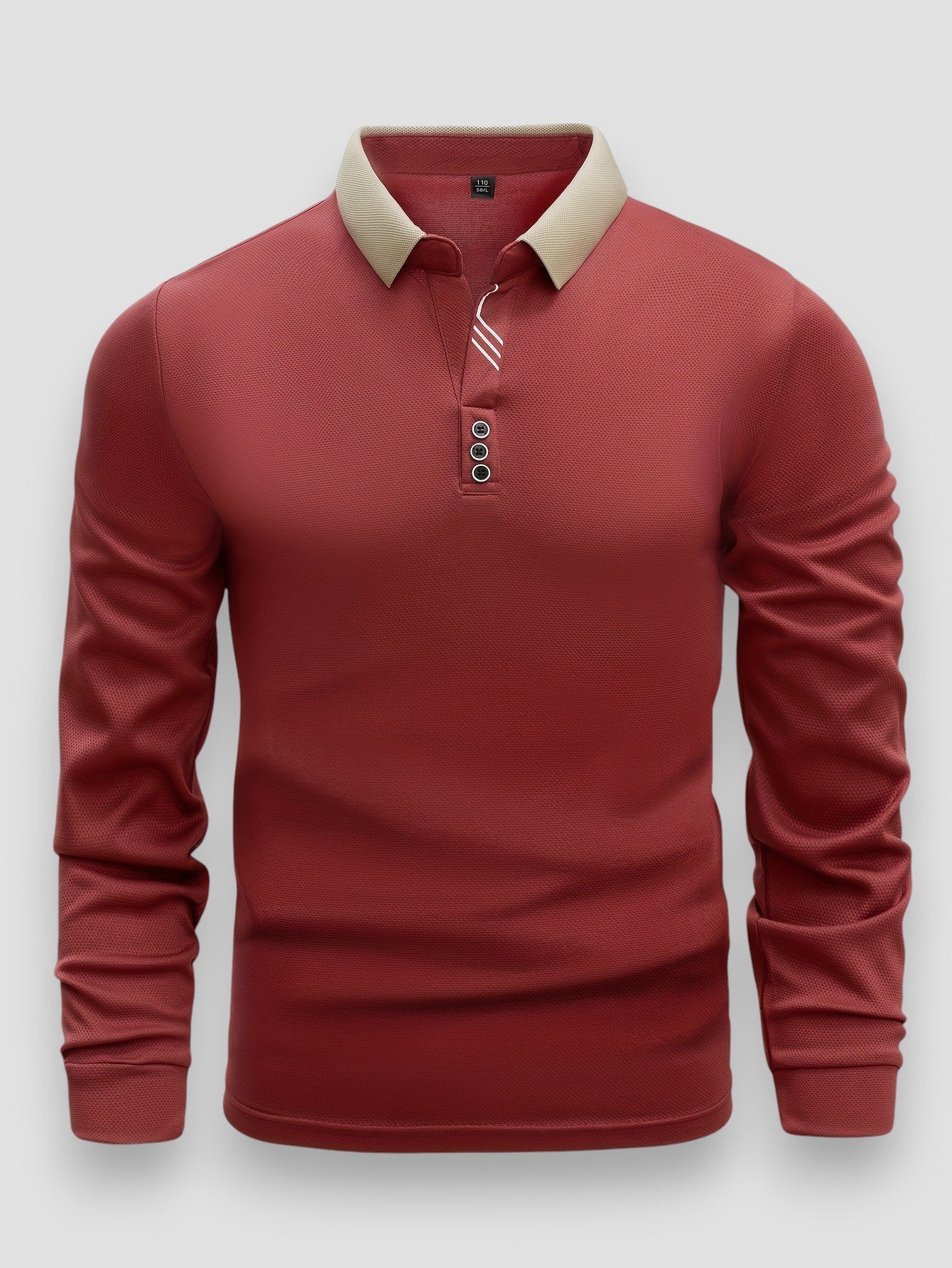 Timo | Poloshirt met lange mouwen voor heren