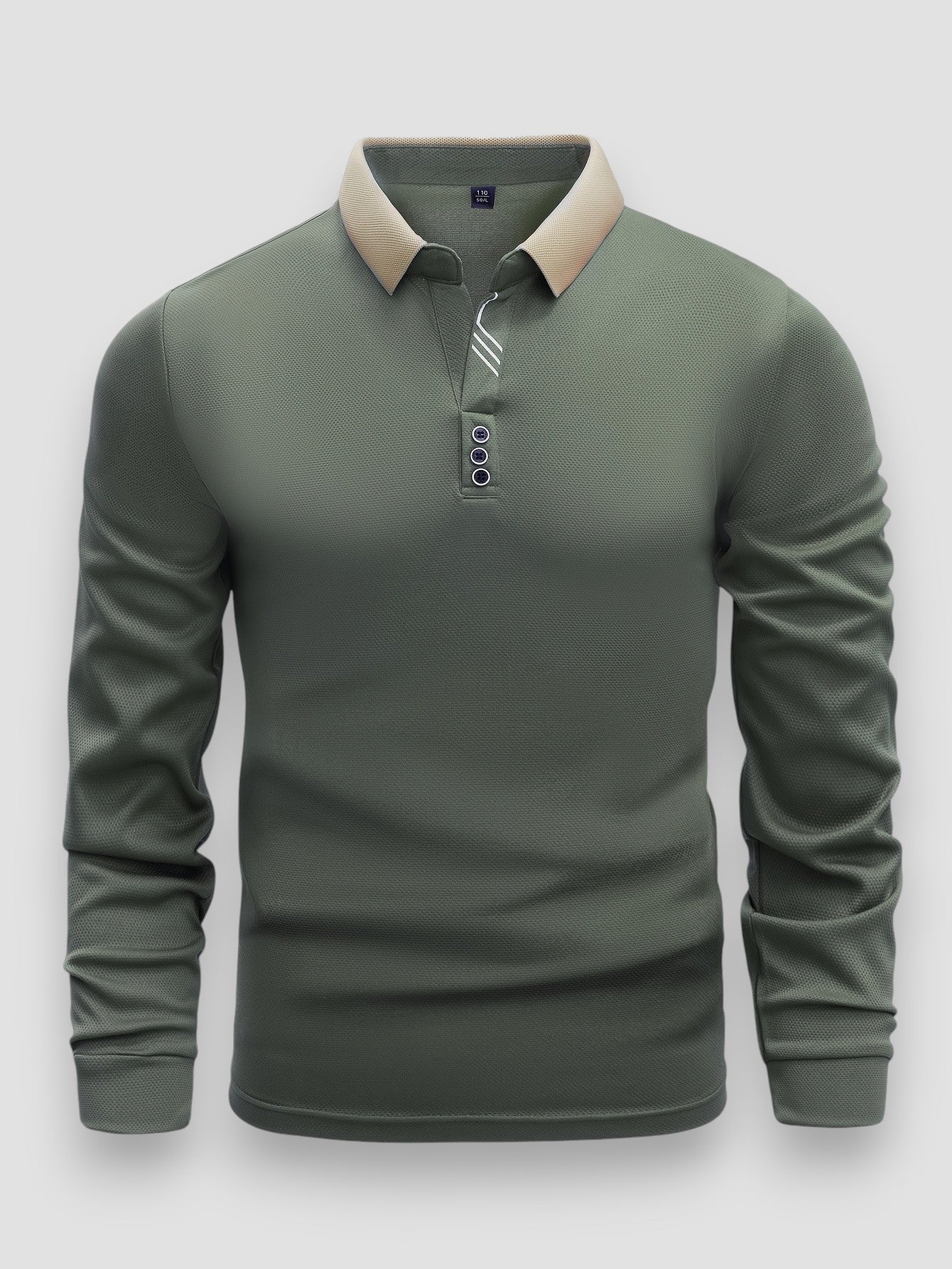 Timo | Poloshirt met lange mouwen voor heren