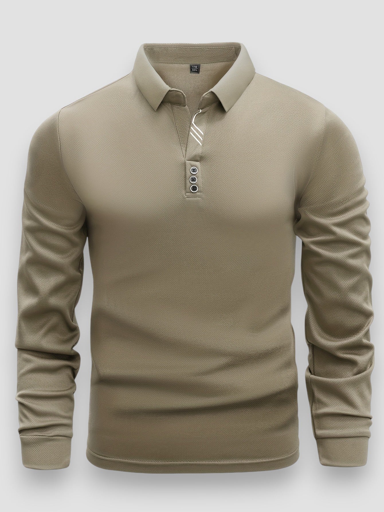 Timo | Poloshirt met lange mouwen voor heren