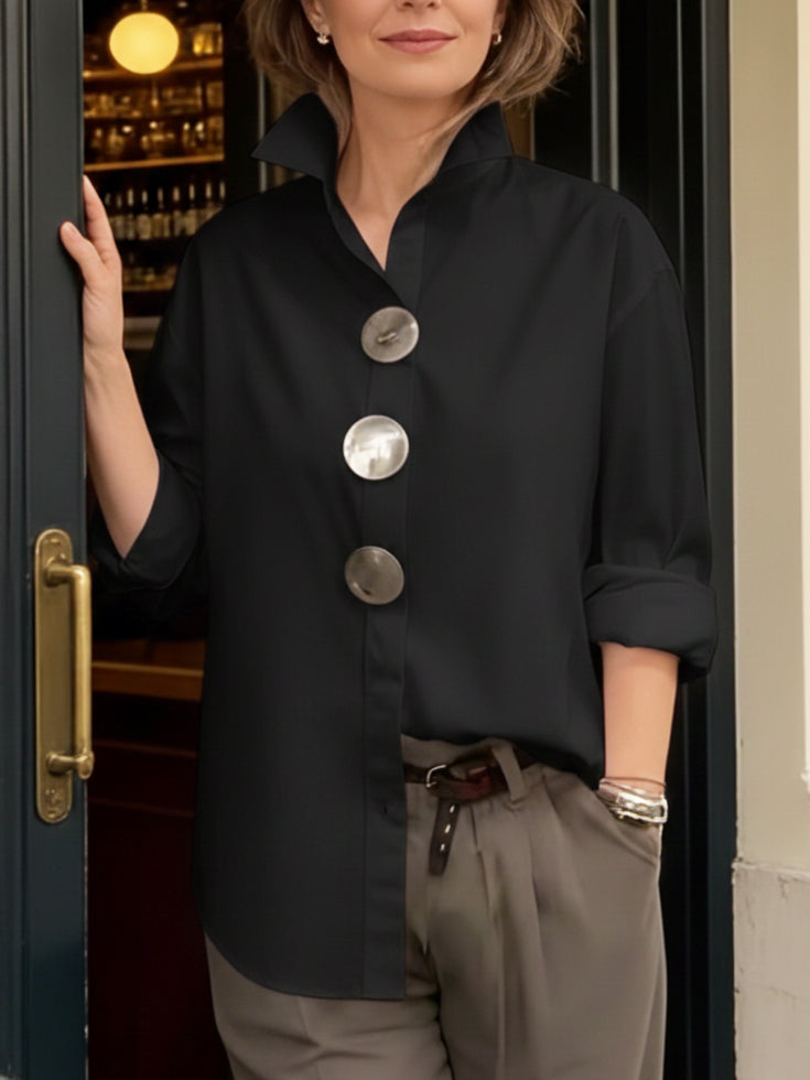 Livo | Elegante blouse van katoen en linnen