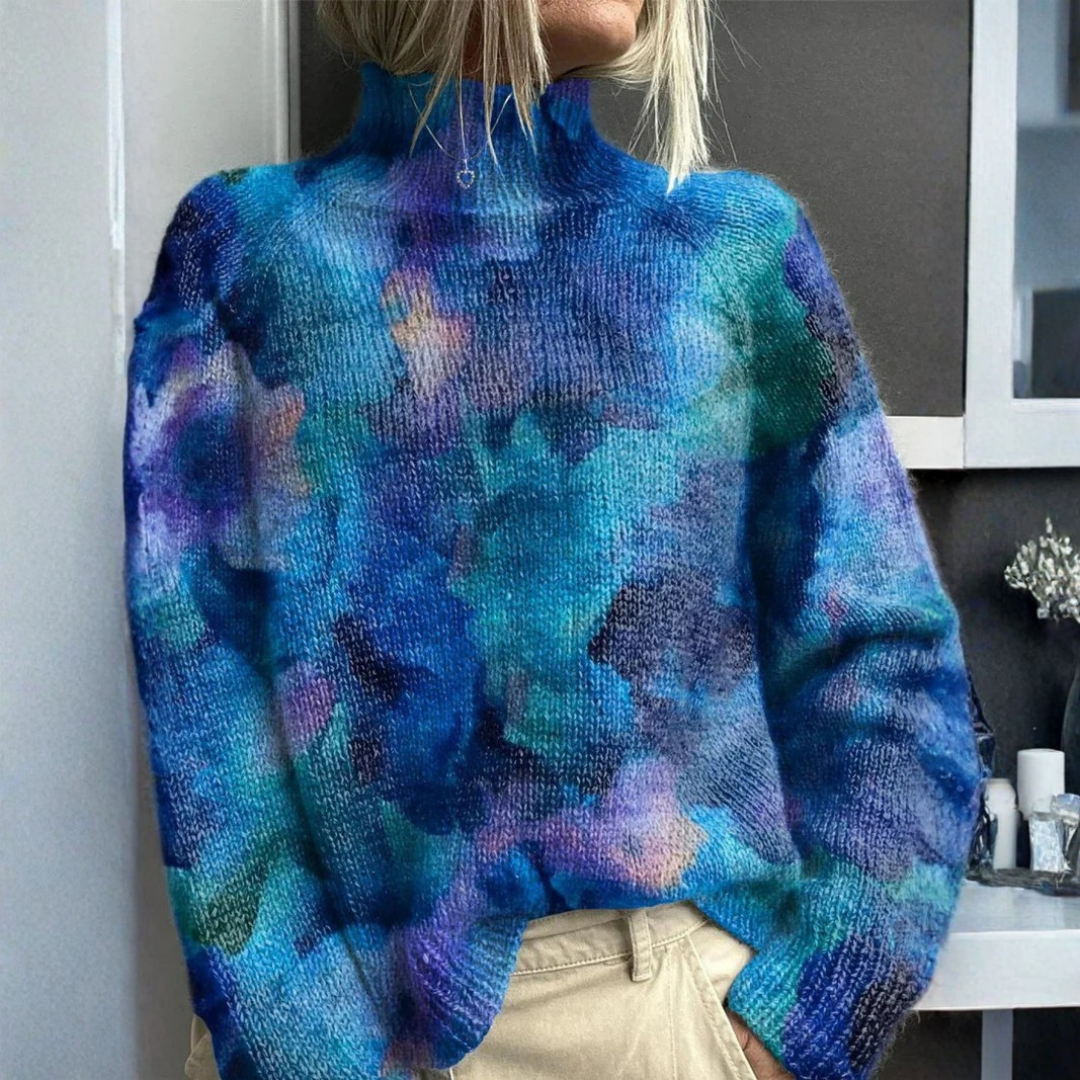 Edda | Casual Grafische Gebreide Trui