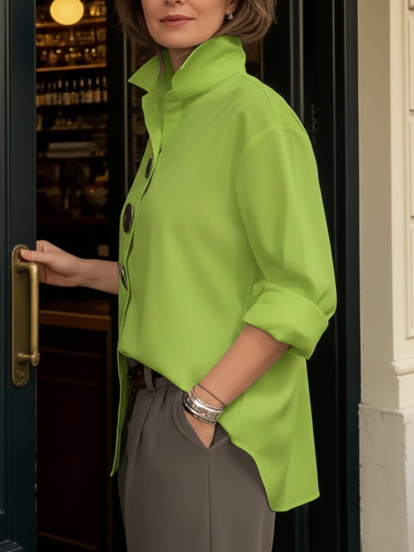 Livo | Elegante blouse van katoen en linnen