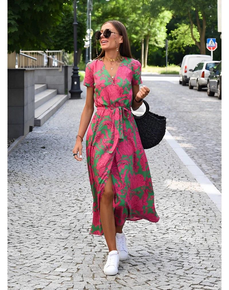 Anna | Jurk met bloemenprint