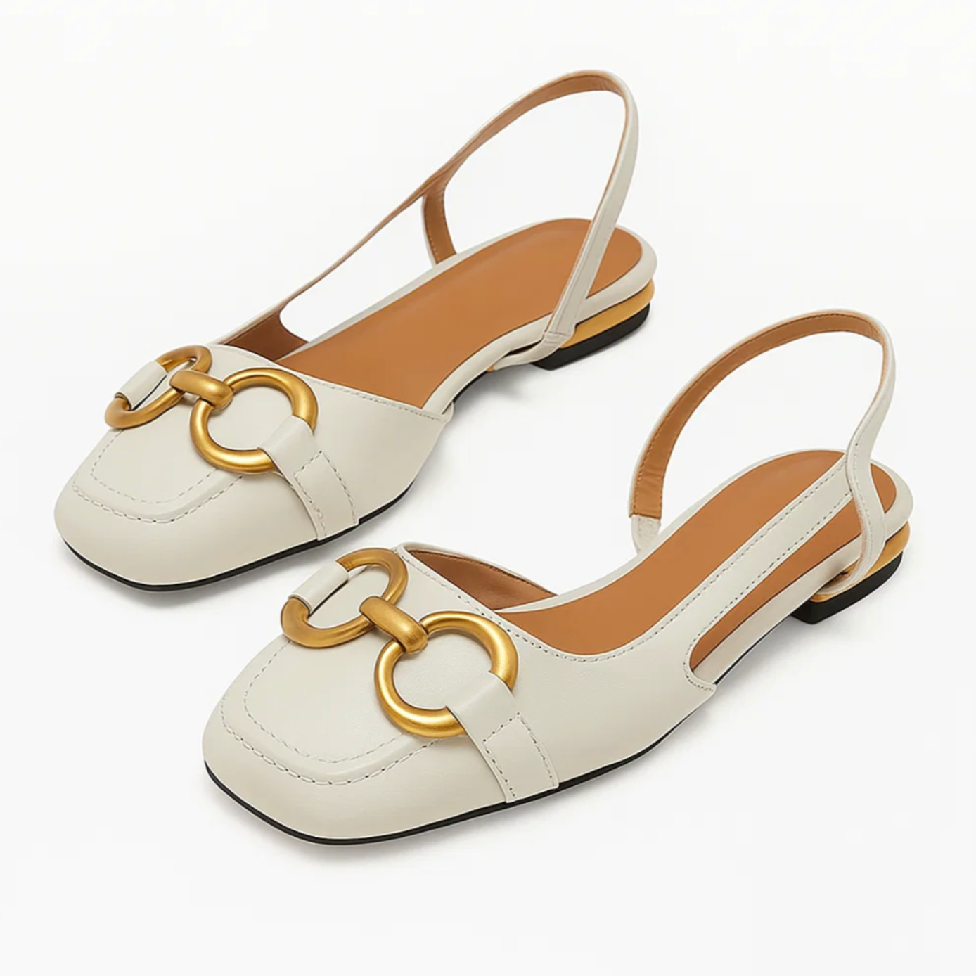 Novara | Slingback Platte schoenen