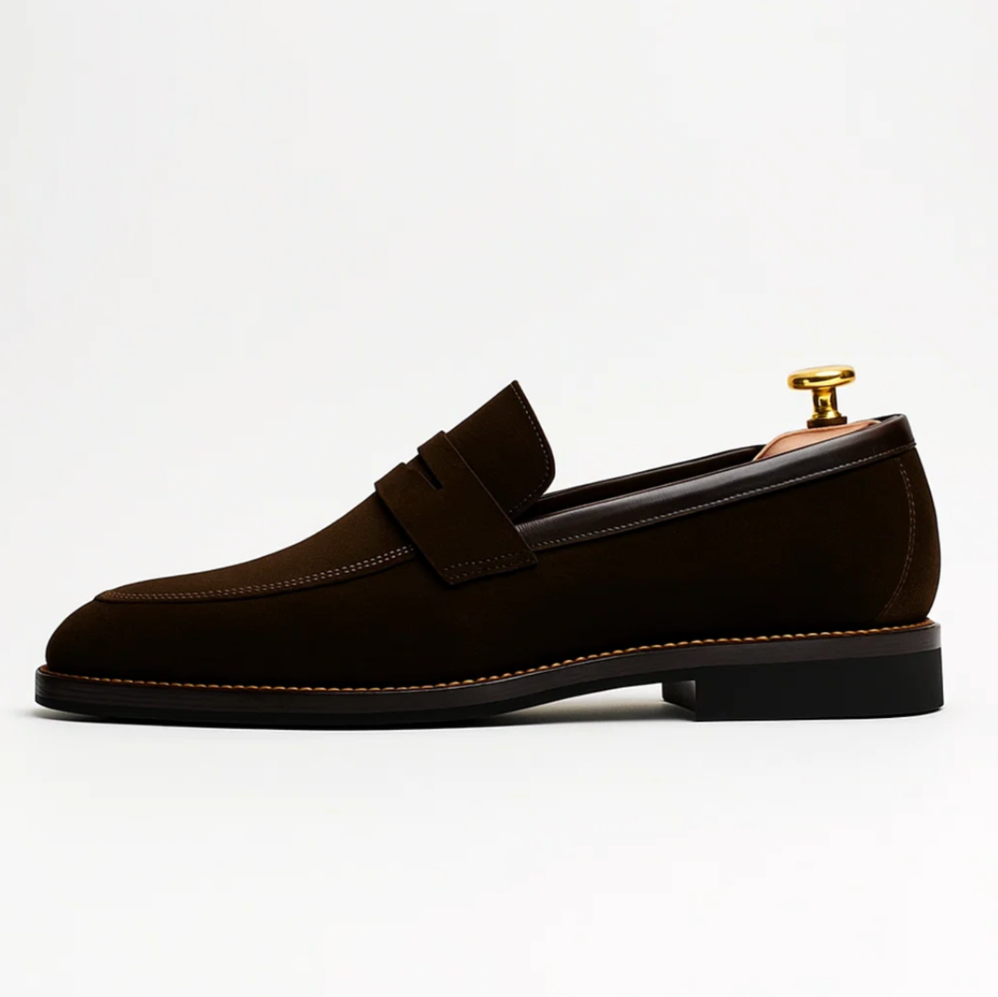 NoirVelvet Suede Loafer