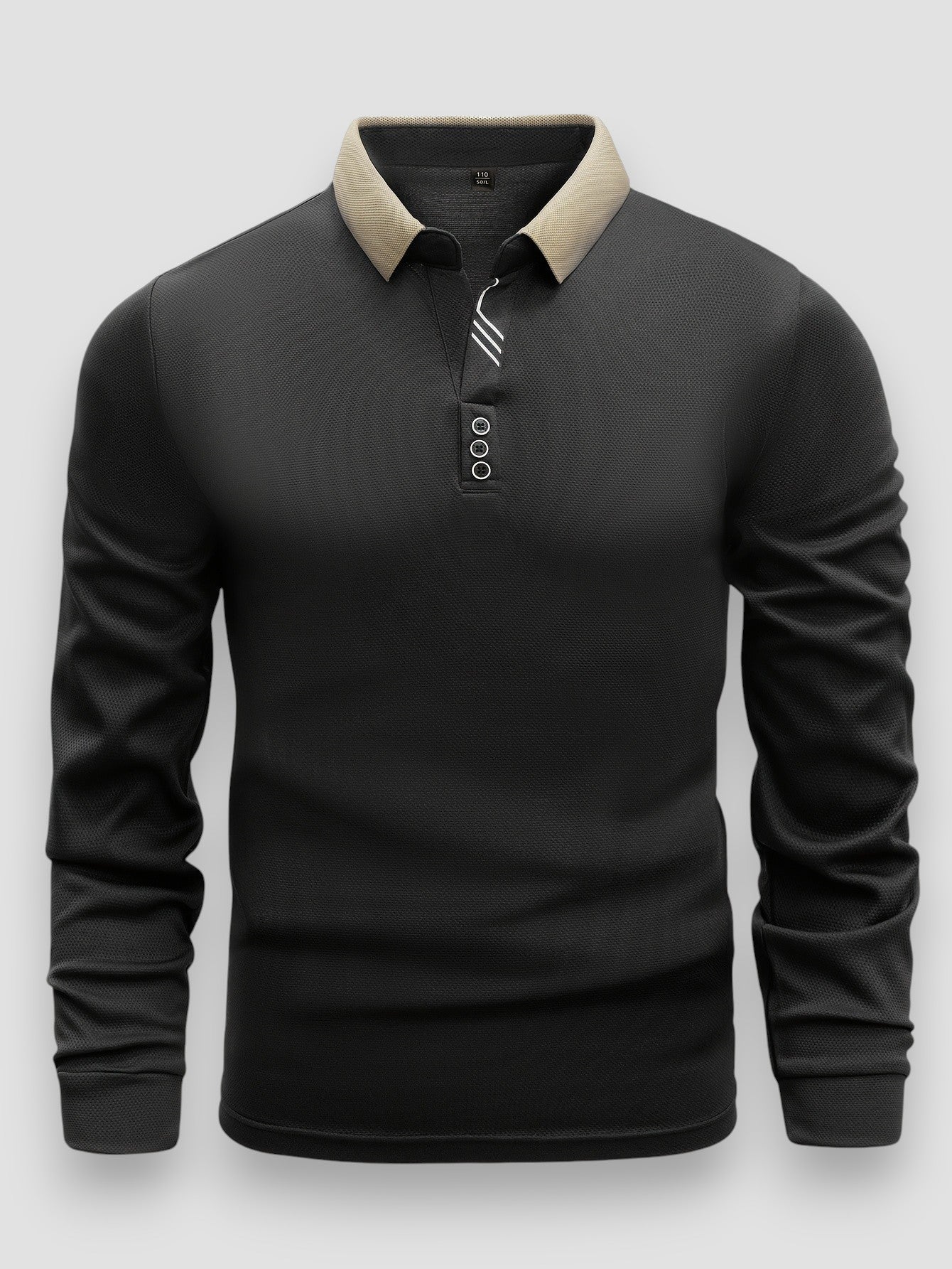 Timo | Poloshirt met lange mouwen voor heren